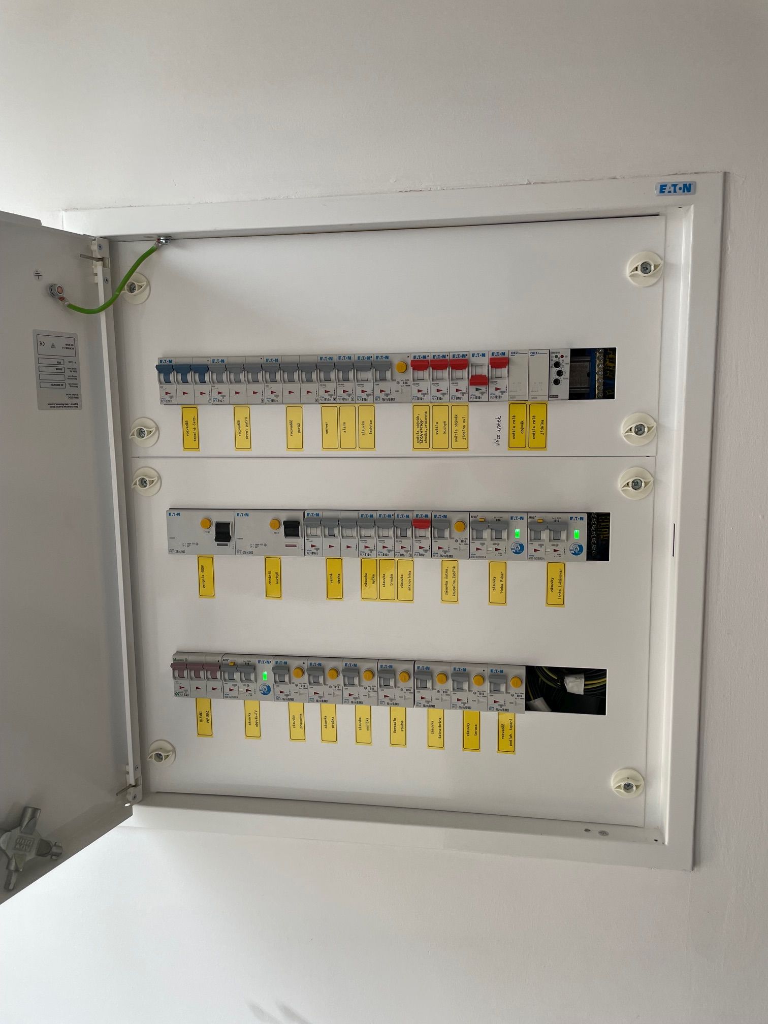 Revize elektro rodinný dům Račiněves